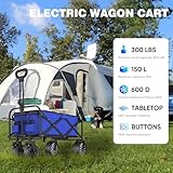 Zoom IMG-1 carrello elettrico pieghevole blu costruzione Zoom IMG-1 carrello elettrico pieghevole blu costruzione