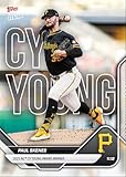 2025 Topps Now Paul Skenes #OS-4 2025 NL Cy Young Award Winner Pittsburgh Pirates Baseball Card