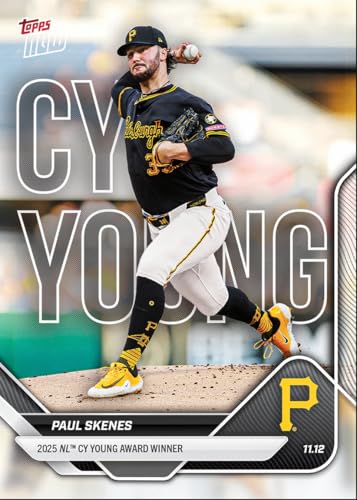2025 Topps Now Paul Skenes #OS-4 2025 NL Cy Young Award
