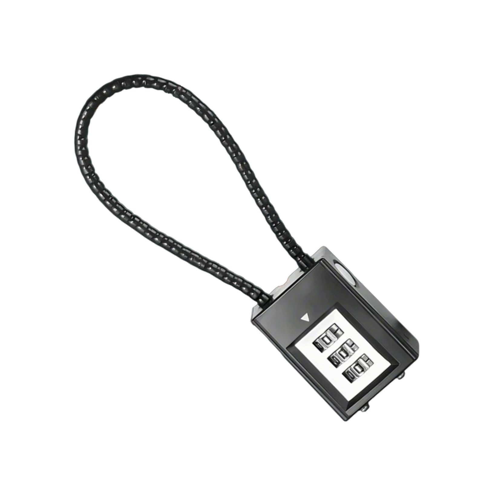 Cadenas à Câble Antivol 3 Chiffres – Pour Casque, Snowboard, Vélo Ou Moto, Câble Rétractable, Léger 70g, Résiste Aux Intempéries