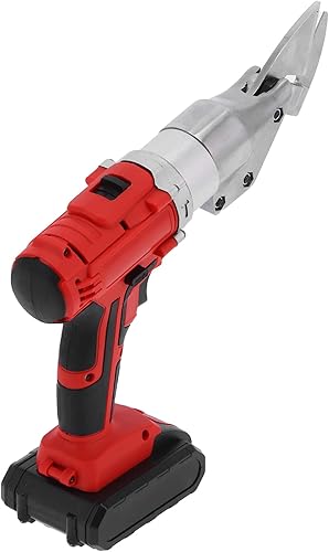 Miniatura 3 de Cizalla eléctrica de hoja de hierro, tijeras eléctricas inalámbricas, paletas de engranajes de 2 velocidades, iluminación LED multiusos para corte