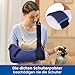 Willcom Arm Sling for Shoulder Injury with Waist Strap - Immobilizer Brace Support for Sleeping, Rotator Cuff Surgery(Comfort Version, Right, Medium, 28.5-41 inch)