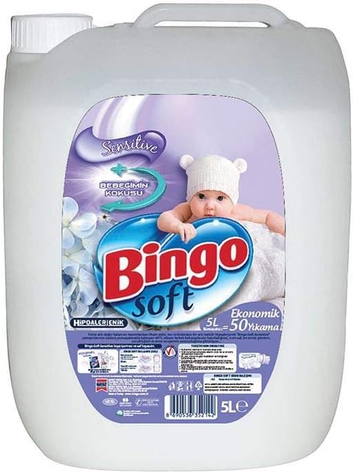 Bingo Soft Sensitive Hipoalerjenik Çamaşır Yumuşatıcısı (1 x 5 L)
