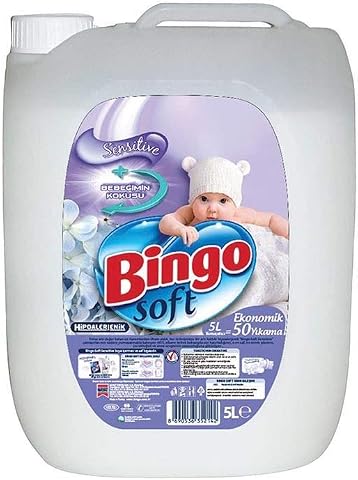 Bingo Soft Sensitive Hipoalerjenik Çamaşır Yumuşatıcısı (1 x 5 L)