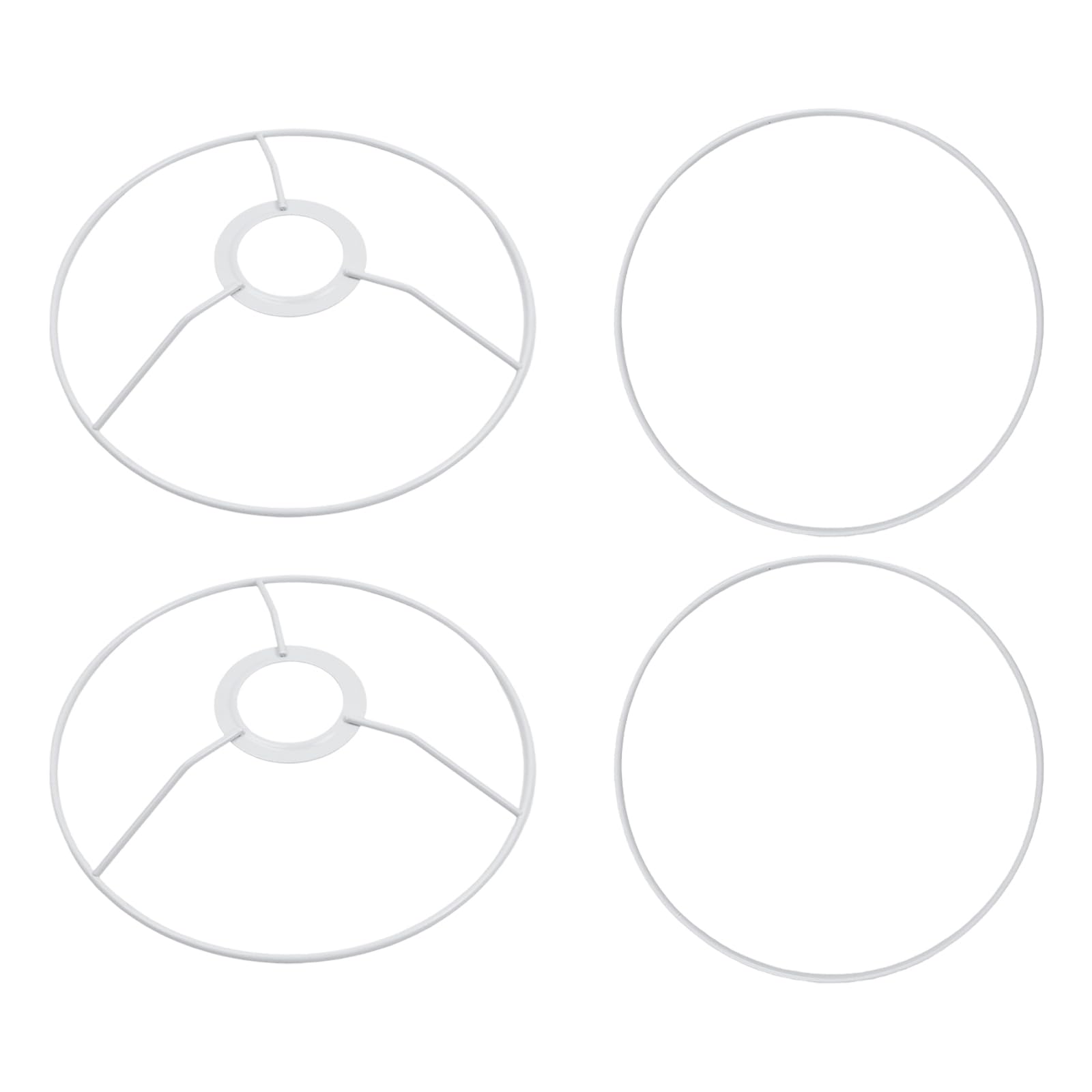 KUMGROT 7.87 Inch Drum Lamp Shades, Lamp Shade Frames for Table Floor Lamp