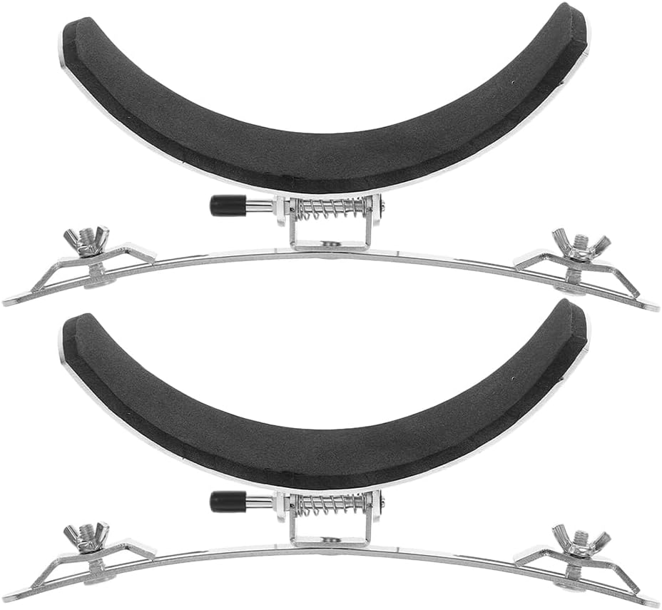 2Pcs Stainless Steel Snare Drum Leg Support Holder for Marching Bands Portable Drum Leg Rest Accessory for Stable Percussion Instrument Performance