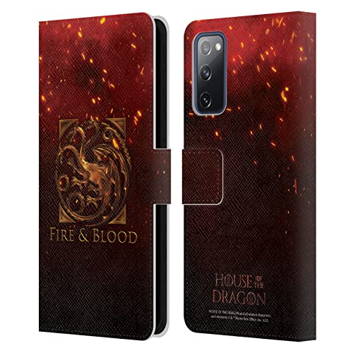 Étui cuir Samsung Galaxy S20 FE House of The Dragon anti-choc avec porte-carte