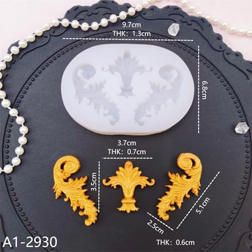 Molde Decorativo Elegante para Pasteles con 5 Patrones miniatura 3