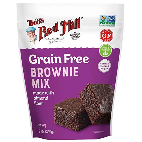 Bob's Red Mill Grain Free Brownie Mix, 12oz (Pack of 5) - Non GMO, Grain Free, Paleo Friendly, Kosher