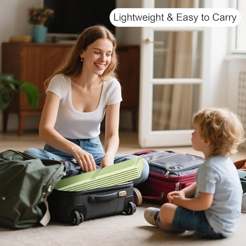 Image of Portable & Foldable Bathtub for Newborns to Toddlers, Baby Bathtub, Easy to Store, Lightweight for Home & Travel, SpaceSaver Collapsible Baby Tubs for Kids, Green