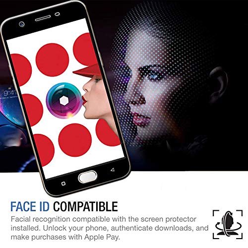 Image of Screen Protector for Oppo A57 (Black) Tempered Glass Edge-to-Edge 6D Screen Guard With Installation Kit