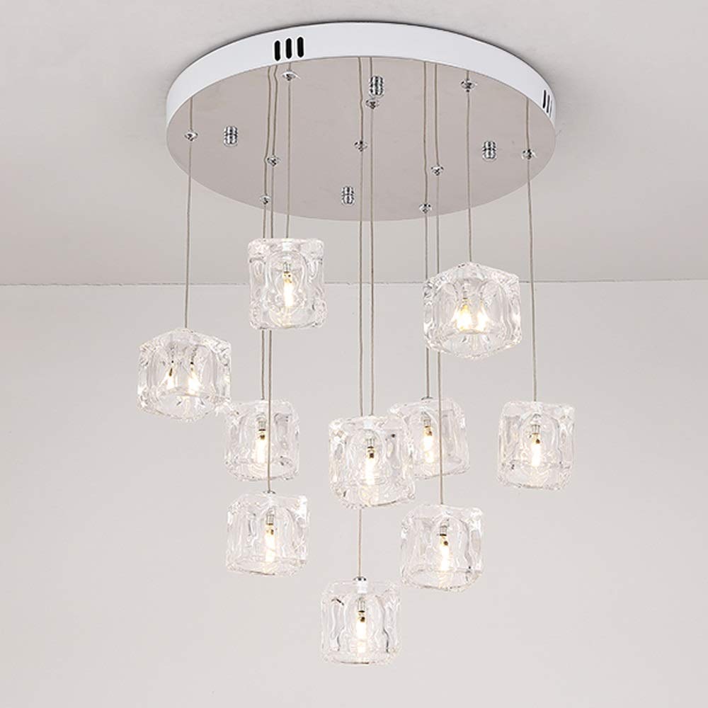 Lustre de luxe en verre moderne pour sublimer votre salon
