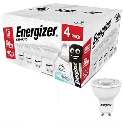 Energizer Daylight 6500 K Energy Saving Led Dimmable, 5.5W- Equivalent To 50W And 345 Lumens