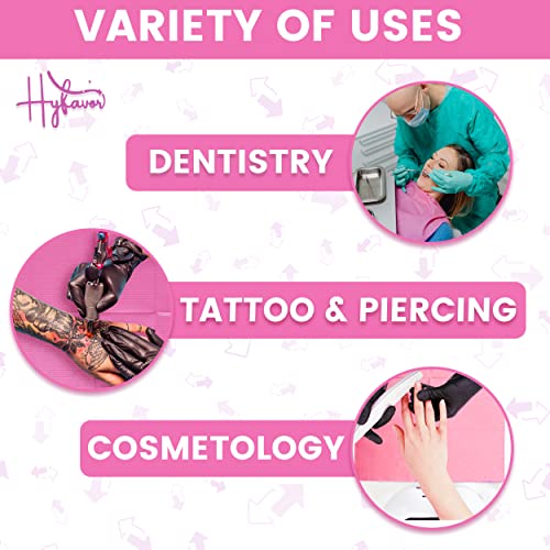 Dental-Bib125-Pack--Pink-Dental-Bibs-Disposable--Multipurpose-Waterproof-Tattoo-Bibs--Soft-Flexible-Pink-Bibs-for-Dental-Tray-Covers--3-Layer-Protection-Nail-Napkins-for-Acrylic-Pink