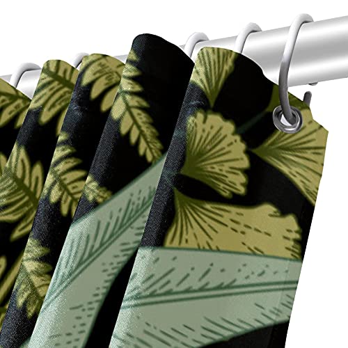 Rideau de douche vintage en textile imperméable de qualité supérieure