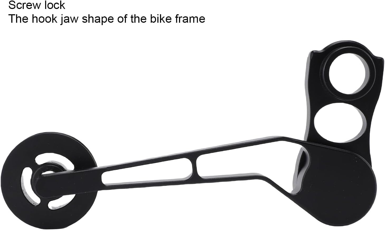 Tissting Bike Chain Tensioner for 5-7 Speed, Aluminum Alloy Rear Derailleur Stabilizer for Folding Bicycles - Enhances Riding Stability & Performance