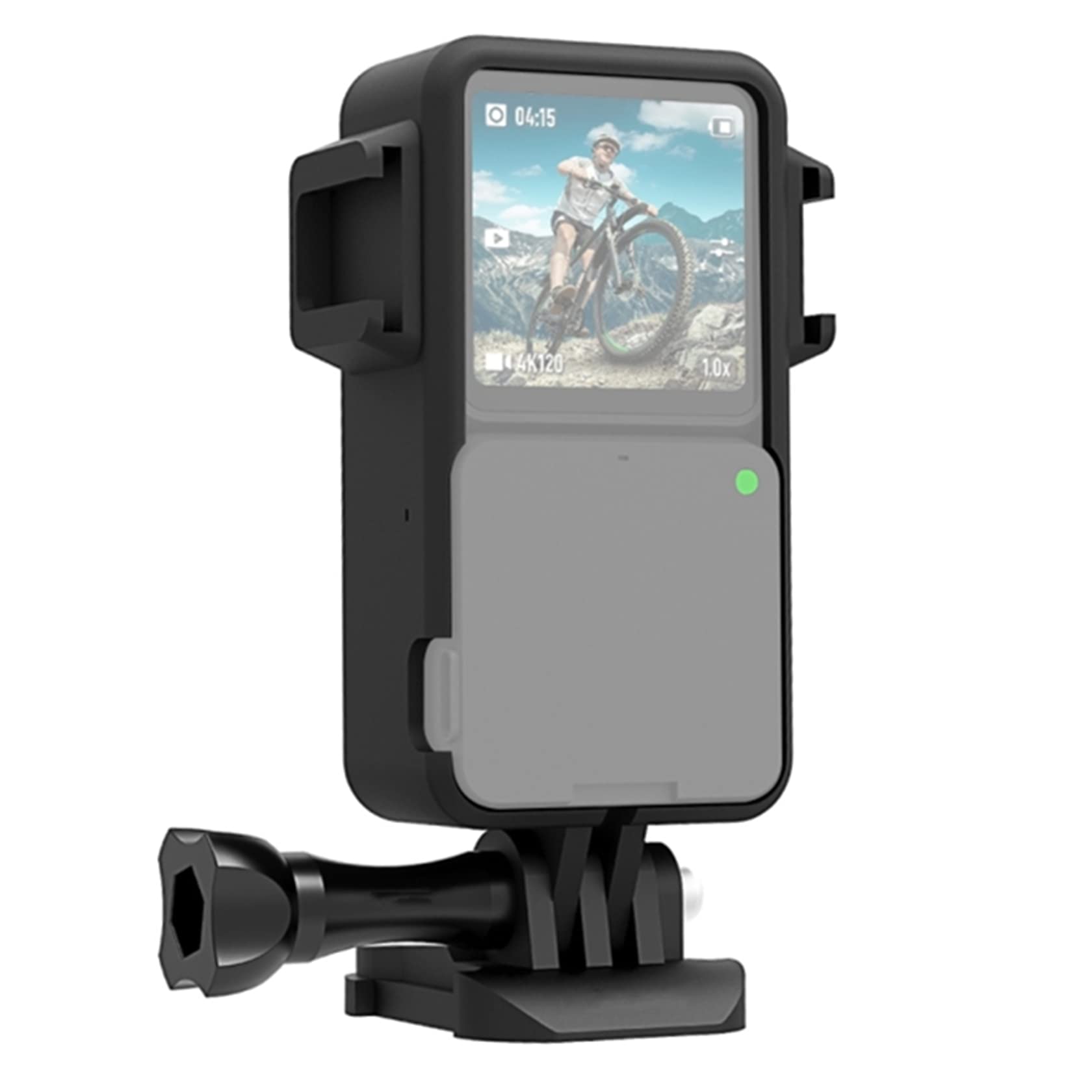 Hensych ABS Schutzrahmen Für DJI Action 2 Kamera – Mit 2 Cold Shoes, Schlankes Design, Für Erweiterte Zubehör-Montage