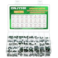 ONJYHK – ONJYHK 24Werte Polyester Film Kondensator Set 100V 0,22nF bi
