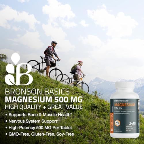 Bronson Magnesium 500 mg Oxide Tablets