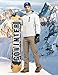 Rdruko Skijacke Herren Winterjacke Snowboardjacke Warme Fleece GefüTtert Winter Jacke Wasserdicht Funktionsjacke Männer Outdoor Wanderjacke mit Kapuze-Weiß XL