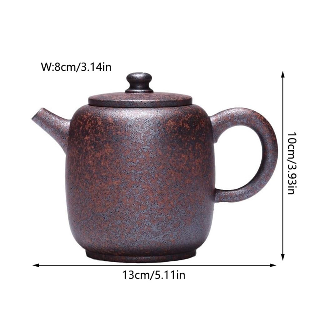 Ceramiczny czajniczek kwiat czajniczek fioletowy glina czajniczek ręcznie robiony czajniczek popołudniowa herbata impreza salon domowy czajniczek dzbanek do herbaty ceramiczny