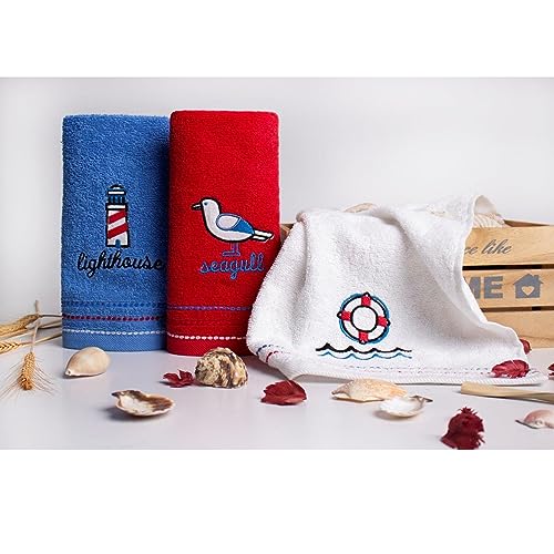 damaloo 3er Pack Kleine Handtücher 30x50 cm aus Baumwolle - Für Hände...