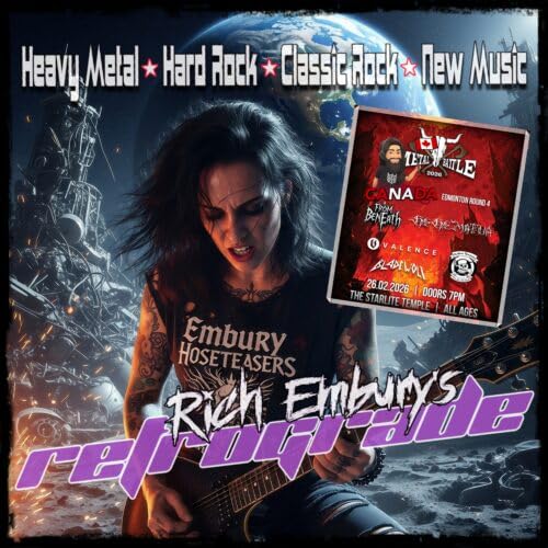 Rich Embury&rsquo;s R3TR0GR4D3 // NEW Hardline, Shinedown, Nekrogoblikon + Wacken Battle Canada (Edmonton Round 4) & MORE