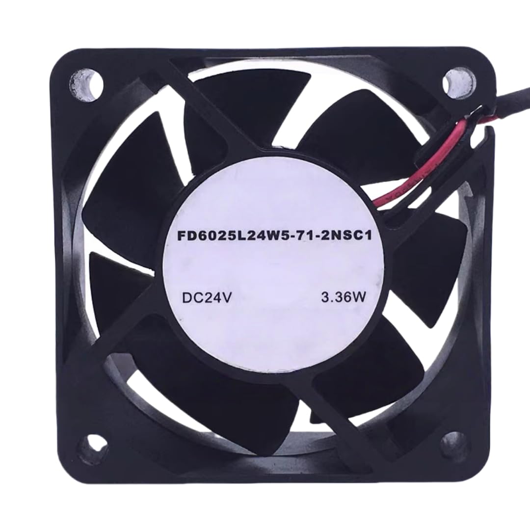 FCARUMIQP FD6025L24W5-71-2NSC1 DC24V 3.36W 6025 Cooling Fan 60x60x25MM
