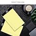 Alitte Yellow Legal Notepads 5x8, Pack of 12 - Perforated Narrow Ruled Writing Pad - Premium Thick Paper, No Ink Bleeding - Blank Legal Pads For Home, Office, School, Business - 50 Sheets Per Notebook