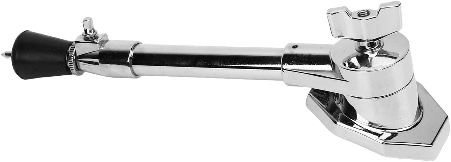 Drum Spurs Leg, Carbon Steel Adjustable Bass Drum Support Stand with NonSlip Design for Percussion Kit Replacement