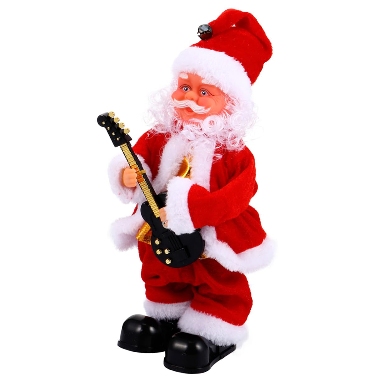 ORFOFE Juguete Musical para Personas Mayores Muñeco de Papá Noel Eléctrico Adorno Navideño para Regalos de Temporada Varios Estilos