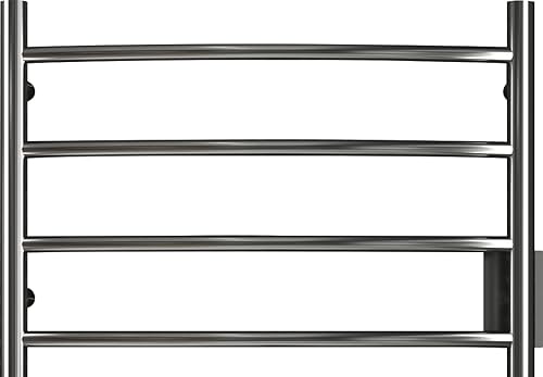 Miniatura 5 de Sharndy ETW29 calentador eléctrico de toalla barra curva para toallas cromo pulido