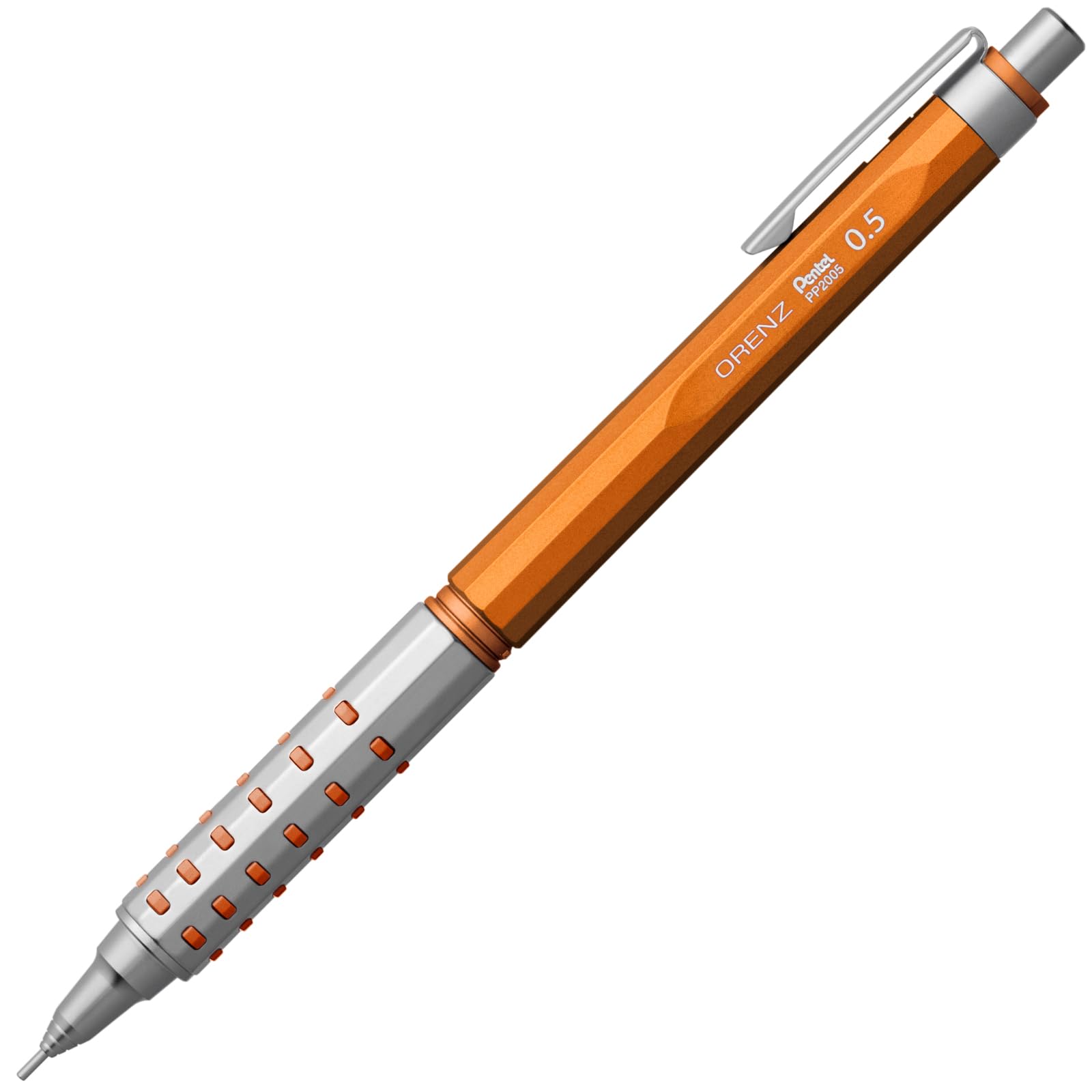 【Amazon.co.jp Exclusive】Pentel Sharp Pencil Orenz AT Limited 0.5mm Metal Orange XPP2005-FAMZ : Electronics