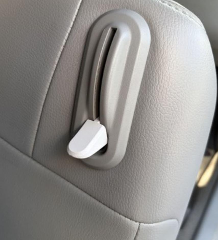 Seat Release Lever Replacement for Ford Mustang – 2 Pack – Gray – Replaces Part #5R3Z-6362762-AAC – Durable 3D Printed Interior Handle