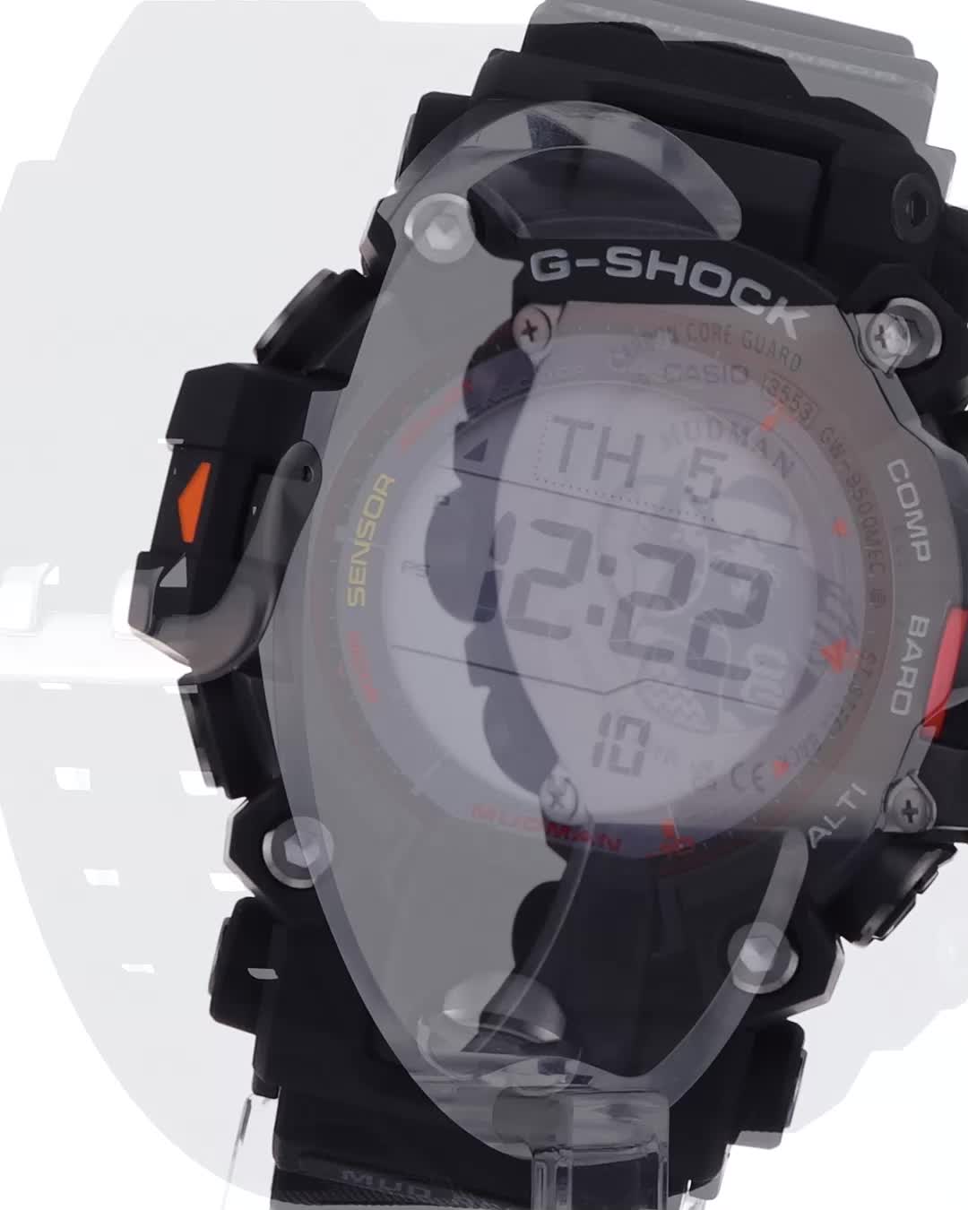 Amazon.co.jp: Casio Wristwatch, MUDMAN Classic Color, black