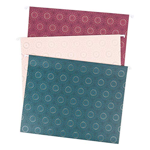Dossiers suspendus Foil Fleuri U Brands accessoires de rangement haut de gamme