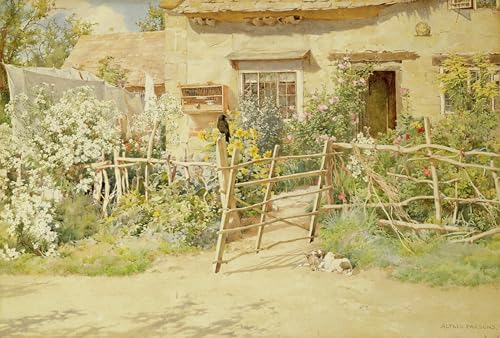 Impression d'art Alfred Parsons de haute qualité sur toile tendue 60x90