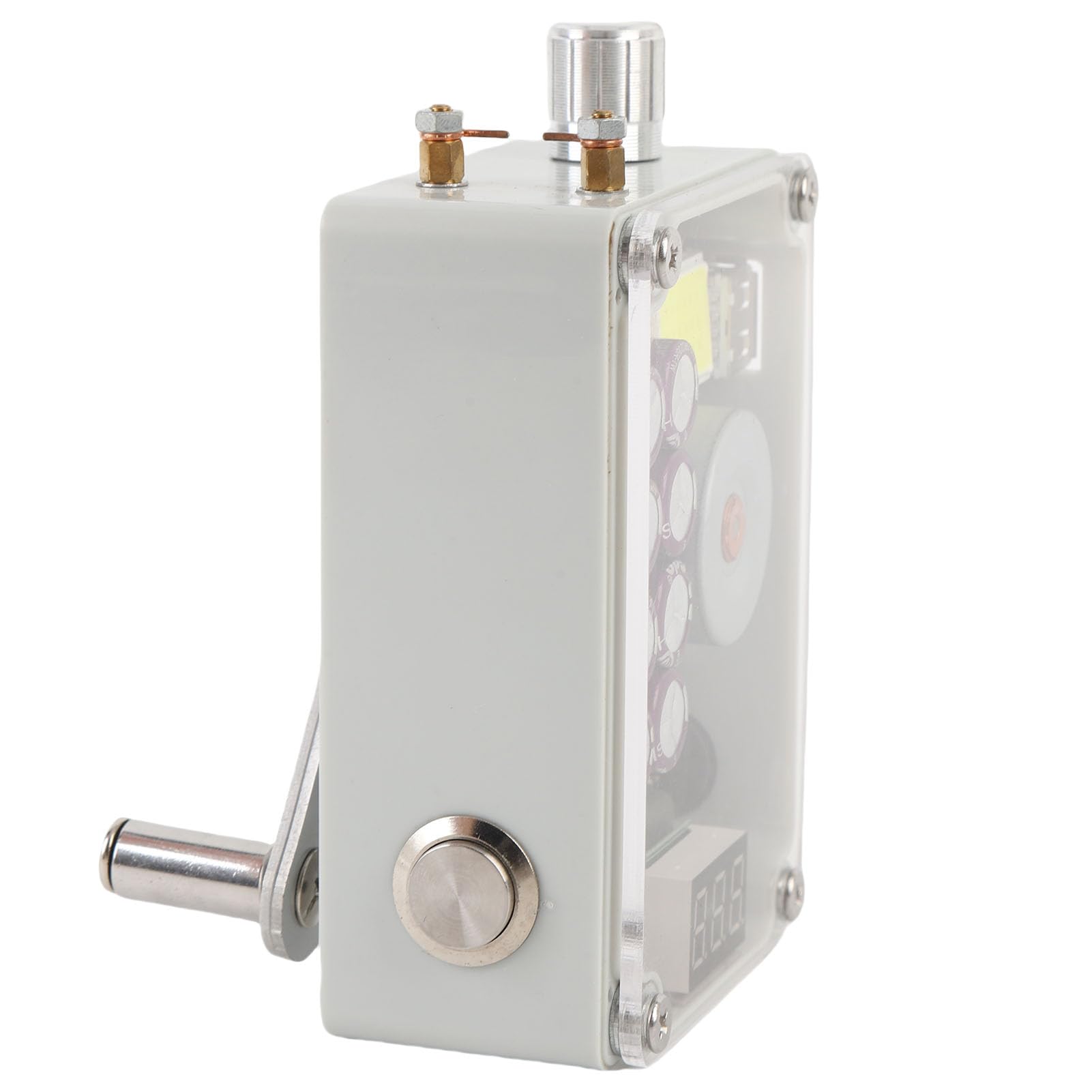 BuyWeek Generatore a Manovella Generatore di Corrente Manuale, in ABS Metallo Uscita USB Portatile per Campeggio All'aperto Emergenza