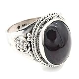 Material: 925 er Sterlingsilber, Stein: Granat