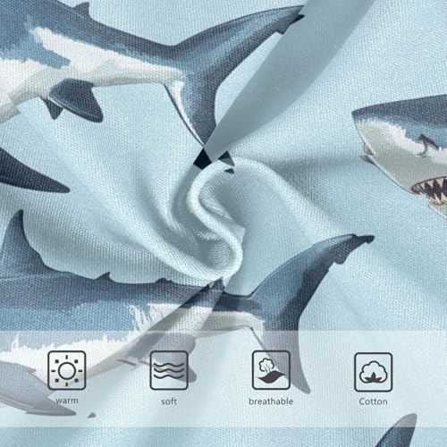 Wusikd Great White Shark Girls' Underwear Cotton Girls Briefs Soft Toddler Underwear 2T2