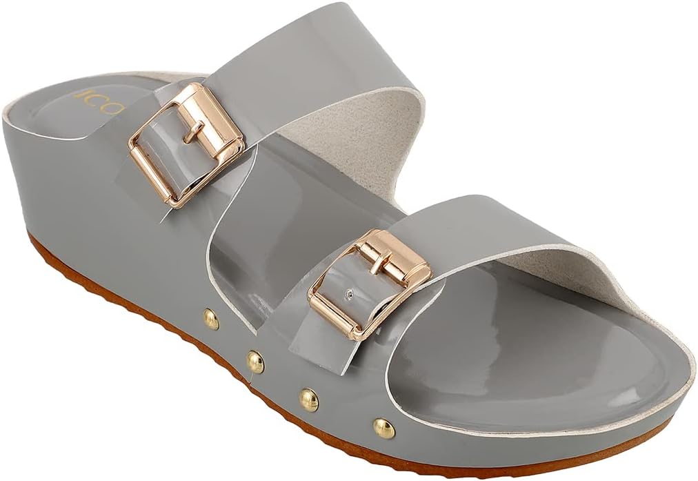 IconicsWomen's Heels, Grey, 3