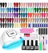 ネイル道具　セット Amazon | JODSONE 32色 鮮やかで高光沢のジェルネイルポリッシュキット