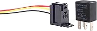Vista 6 de Cable conector para relé de auto, de E Support, 12 V, 30 A, 40A, 60A, 80A SPST, SPDT 4 pines, 5