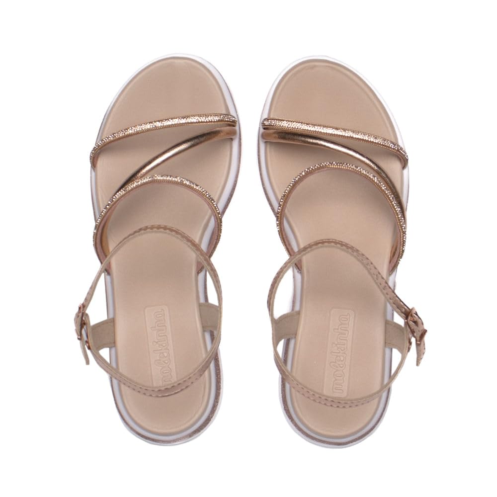 Sandália Infantil Menina Molekinha Tiras Brilhantes Rosê 30 em promoção! Veja a oferta e mais achadinhos de Sandálias & Chinelos Infantis 5 Hoje é o melhor dia para comprar Sandália Infantil Menina Molekinha Tiras Brilhantes Rosê 30 com aquele preço maroto! Promoção! Aproveite a oferta! 5