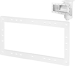 Spx1091Gw Pool Skimmer Gasket - Wide Mouth Skimmer Gasket Compatible with Hayward SP1091WM Dyna-Skim Above Ground Pool Skimmer, for Hayward Automatic Skimmers 13 3/4" x 7.5"