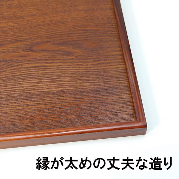 本漆　木製　正角膳　日本製 正角膳 11.0 朱/黒 木製 漆塗り ランチョンマット・折敷 12