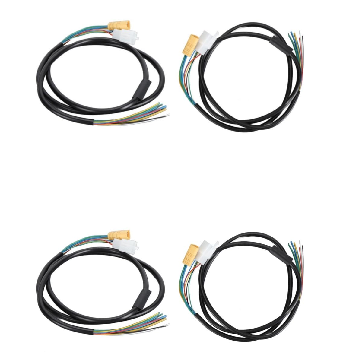 9 Pin Electric Scooter Extension Cable, 90cm Wheel Motor Extension Wire Replacement for Electric Bike & E-Bike 3