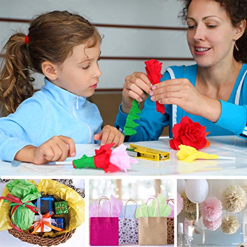 image for AK1980 200 Sheets 20 Multicolor Tissue Paper Bulk Gift Wrapping Tissue