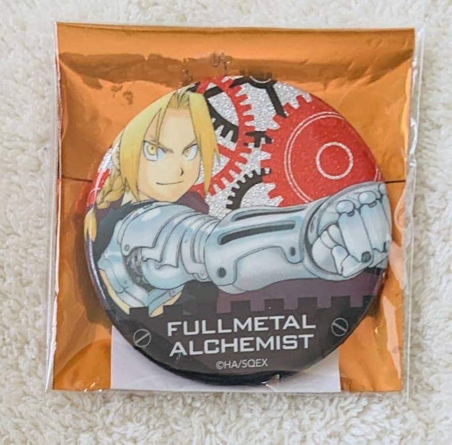 ハガレン エド 鋼の錬金術師 エドワード 缶バッジ ミニ