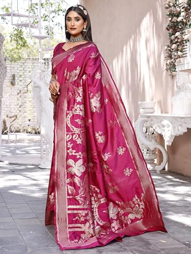 Image of GRECIILOOKS Saree | Women Saree | Saree for women latest design | Saree | Saree for Women | Silk Saree | Banarasi Saree